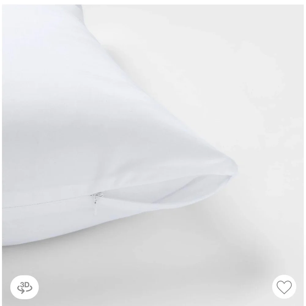 Room Essentials™ Standard Queen Soft Zippered Machine Washable Pillow Protector